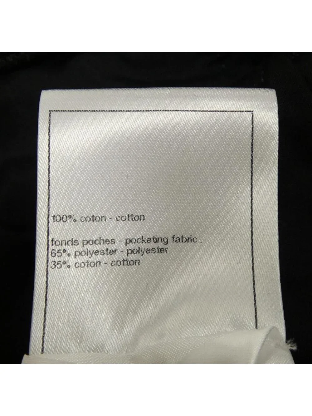Chanel Jeans Black